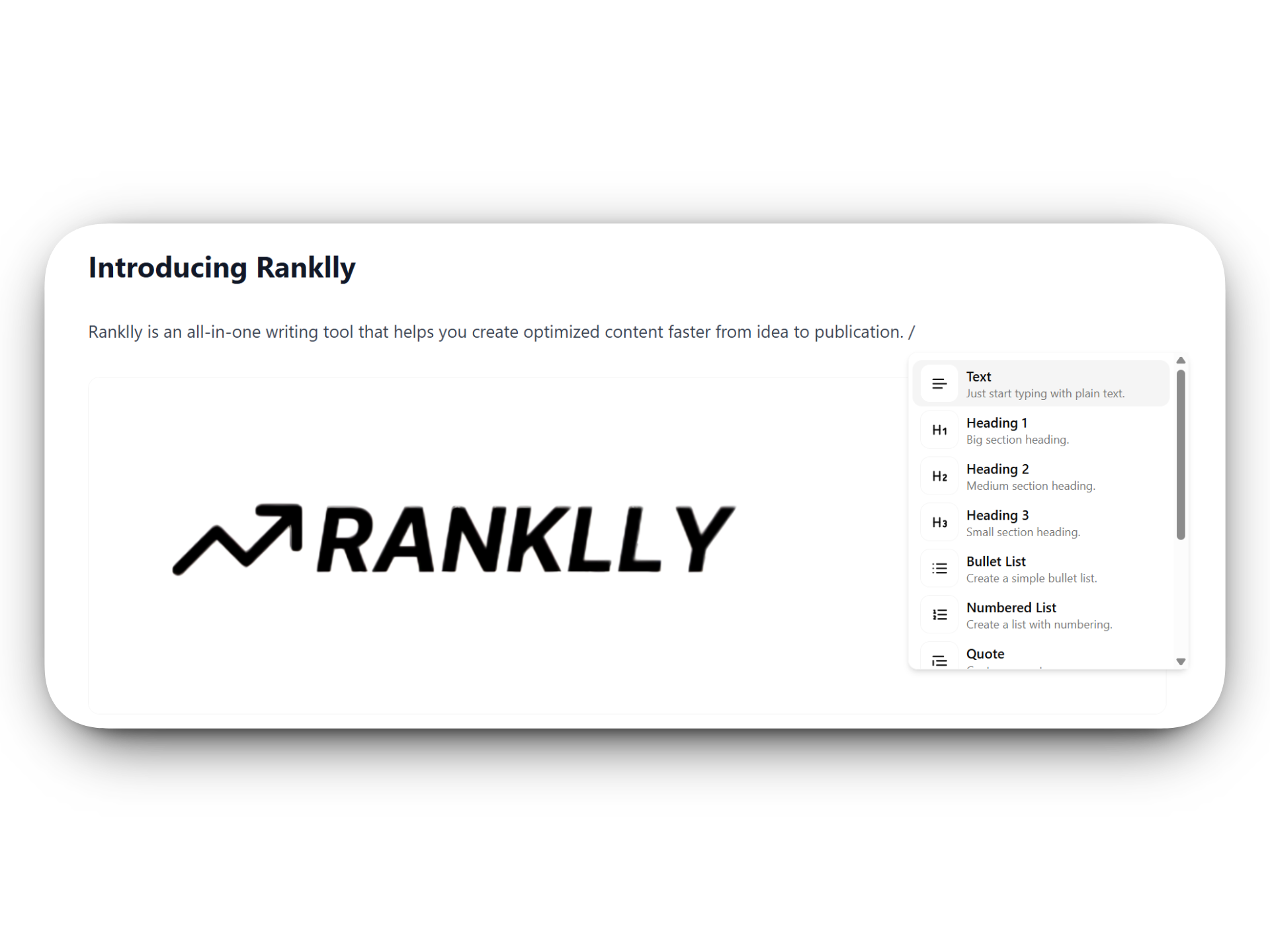 Block-Based Editor