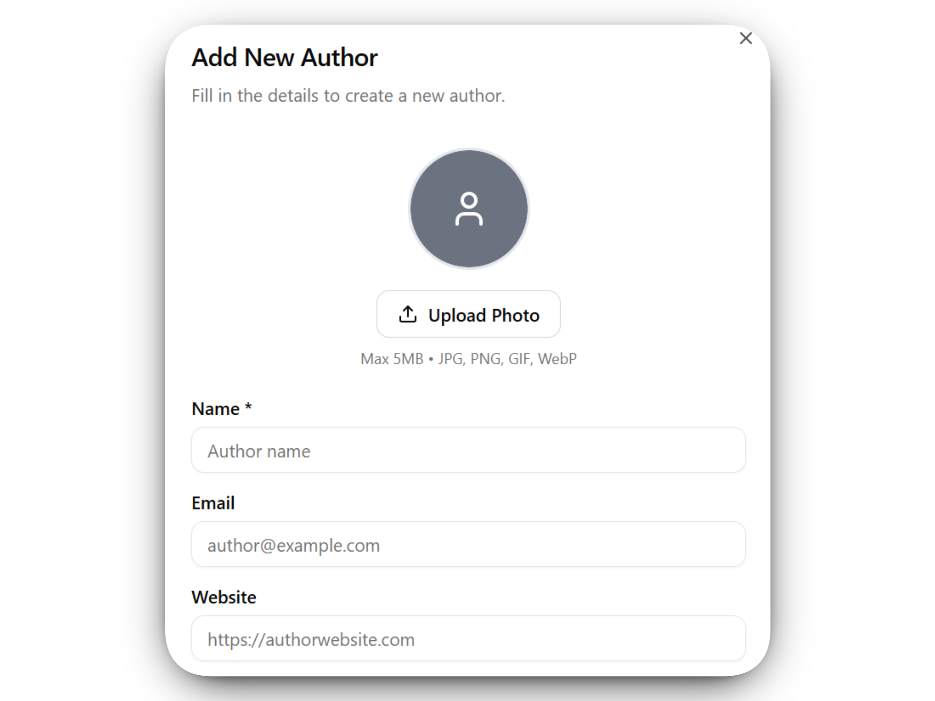 Multiple Authors Support